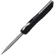 EOS Auto Harpoon OTF Automatic Folding Knife, 3.75in, MagnaCut Steel, Satin Dagger Blade, Black DLC Aluminum Handle, AUTO BLACK AND SATIN DAGGER
