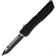 EOS Auto Harpoon OTF Automatic Folding Knife, 3.75in, CPM-20CV Stainless, Tanto Blade, Black/Blue Anodized Aluminum Handle, EOS121