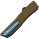 EOS Harpoon Venti OTF Automatic Folding Knife, 3.75in, MagnaCut, Spear Point, Aluminum Handle, Bronze, AUTO VENTI IN BRONZE DAGGER