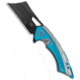 Eos EOS Mini Nautilus Frame Lock Knife Titanium Satin/Blue 3.1" Black, Blue/Gray, CPM S60V, adult, BHQ-120715