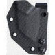 EOS Krab 007 Fixed Blade Knife, 5in Overall, 2in Cpm-154 SS Blade, Carbon Fiber Handle, Stonewash And Satin Blade, 007 Hardware, Black Kydex Sheath, EOS003