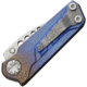 EOS Prawn Folder Anodized Folding Knife, 2in Stonewash SS Tanto Blade, Anodized Titanium Handle, EOS023