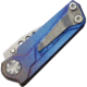 EOS Prawn Folder Anodized Spear Folding Knife, 2in Stonewash SS Spear Point Blade, Anodized Titanium Handle, EOS022