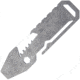 EOS Shark Multi Tool Raw, 4in Overall, Titanium Construction, Bottle Opener L Hex/Bit Driver L Lanyard Loop L Pocket Clip L Pry Bar, Raw Finish, SHK-RW