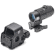 EOTech EXPS3-DCR HWS 1x1.2-0.85in Holographic Red Dot Sight w/G45 Magnifier and STS, 1 MOA Dot, Black, HHS IX