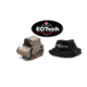 EOTech HWS EXPS 3 Circle Red Dot Sight, 1 Dot Reticle, w/ EOTech Boonie Hat/Sticker, Tan, EXPS3-0TAN-KIT3