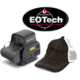 EOTech HWS EXPS 3 Circle Red Dot Sight, 2 Dot Reticle, w/ EOTech Trucker Hat/Sticker, Black, EXPS3-2-KIT2