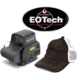 EOTech HWS EXPS 3 Circle Red Dot Sight, 4-Dot Reticle, w/ EOTech Trucker Hat/Sticker, Black, EXPS3-4-KIT2