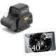 EOTech HWS EXPS 3 Circle Red Dot Sight, 2 Dot Reticle, w/ OpticsPlanet.com Email Gift Certificate - 40, Black, EXPS3-2-KIT4