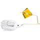 Epic Baits Buzz Bait Slow Rollr, Gold Blade, Ghost White, 1/2 oz, BBSR12WHTBLFGB027