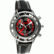 Equipe Eqb104 Mustang Boss 302 Mens Watch - Silver Case, Red Dial w/ Black Stripe