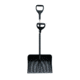 Ergiesystems 18in Two-Handed Ergonomic Snow Shovel, Black SNW101