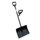 Ergiesystems 18in Two-Handed Ergonomic Snow Shovel, Black SNW101