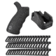 ERGO AR-15 Furniture Kit - Grip, MagWell Grip and Rail Covers, Black, 6400-BK