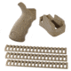 ERGO AR-15 Furniture Kit - Grip, MagWell Grip and Rail Covers, Dark Earth, 6400-DE