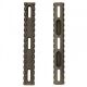 ERGO 15-Slot 6in .400 Ultra Lite Aluminum UMP M1913 Picatinny Rail, Black, 4762