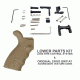 Ergo Grip AR Enhanced Lower Parts Kit with Original Ergo Grip w/o Fire Control Group, Dark Earth, 4979-DE