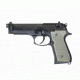 ERGO Beretta 92/M9 Hard Rubber Grip, Dark Earth, 4540-DE