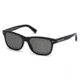 Ermenegildo Zegna EZ0001 Sunglasses - Shiny Black / Smoke Frame Color