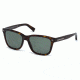 Ermenegildo Zegna EZ0002 Sunglasses - Dark Havana Frame Color, Green Polarized Lens Color