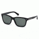 Ermenegildo Zegna EZ0002 Sunglasses - Shiny Black Frame Color, Green Lens Color