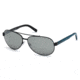 Ermenegildo Zegna EZ0004 Sunglasses - Matte Black Frame Color, Smoke Lens Color
