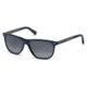 Ermenegildo Zegna EZ0009 Sunglasses - Shiny Blue Frame Color, Smoke Polarized Lens Color