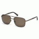 Ermenegildo Zegna EZ0021 Sunglasses - Matte Dark Bronze Frame Color