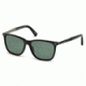 Ermenegildo Zegna EZ0023 Sunglasses - Shiny Black Frame Color, Green Lens Color