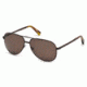 Ermenegildo Zegna EZ0027 Sunglasses - Matte Dark Bronze Frame Color, Roviex Lens Color
