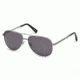Ermenegildo Zegna EZ0027 Sunglasses - Shiny Dark Ruthenium Frame Color, Smoke Lens Color