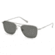 Ermenegildo Zegna EZ0032 Sunglasses - Shiny Light Ruthenium Frame Color, Smoke Lens Color