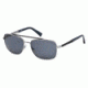 Ermenegildo Zegna EZ0036 Sunglasses - Shiny Light Ruthenium Frame Color