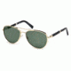 Ermenegildo Zegna EZ0066 Sunglasses - Gold Frame Color, Green Lens Color