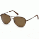 Ermenegildo Zegna EZ0098 Sunglasses - Matte Light Bronze Frame Color, Roviex Mirror Lens Color