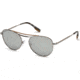 Ermenegildo Zegna EZ0103 Sunglasses - Shiny Rhodium Frame Color, Smoke Mirror Lens Color