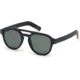 Ermenegildo Zegna EZ0113 Sunglasses - Matte Black Frame Color, Green Polarized Lens Color