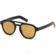 Ermenegildo Zegna EZ0113 Sunglasses - Shiny Black Frame Color, Brown Lens Color