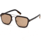 Ermenegildo Zegna EZ0120 Sunglasses - Shiny Dark Brown Frame Color, Roviex Mirror Lens Color