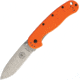 Esee Avispa Framelock Orange Folding Knife, 3.5 stonewash finish AUS-8 stainless blade, Orange textured G10 handle with stonewash finish s, BRK1301ORANGE SATIN BLADE