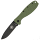 ESEE BRK Zancudo Framelock Folding Knife,3in,AUS-8A stainless blade,Od Green Glass/Black Filled Nylon Front Handle BRKR1ODB