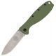 ESEE BRK Zancudo Framelock Folding Knife,3in,AUS-8A stainless blade,Od Green/Stonewash Glass Filled Nylon Front Handle BRKR1OD