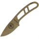Esee Candiru Fixed Blade Knife w/Kit,2in,Drop Point,Dark Earth,1095 Carbon Steel,Skeletonized Handle, CAN-DE-KIT