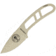 Esee Candiru Fixed Blade Knife w/Kit,2in,Drop Point,Desert Tan,1095 Carbon Steel,Skeletonized Handle, CAN-DT-KIT