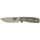 Esee Mdl 4 Part Srtd Fxd Knife, 4.5in, Srtd, OD Green Canvas Micarta Hdl RC4SDT