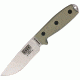 ESEE Model 4 Plain Edge Knife, M.O.L.L.E. back ES4PUCMB