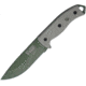 Esee Model 5 Survival Fixed Blade Knife, Sheath, 5.25in, OD Green Powder Coat Stainless, OD Green Canvas Micarta Handle RC5POD