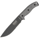 Esee Model 6 Serrated Tactical Fixed Blade Knife, 5.75in, 1095 Carbon Steel, Partially Serrated, Linen Micarta Handle ES6STG