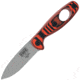 Esee Xancudo Fixed Blade S35V Org Knife, Carabiner hole in handle, 3 stonewash finish S35VN stainless blade, Black and orange 3D machined G10 handle, XAN1-006