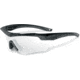 ESS Crossbow 2X Eyeshields Shooting Safety Glasses, Black Frame, Clear/Smoke Lenses 740-0504